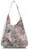 Bőr táska shopper bag Vittoria Gotti rózsaszín VF9802